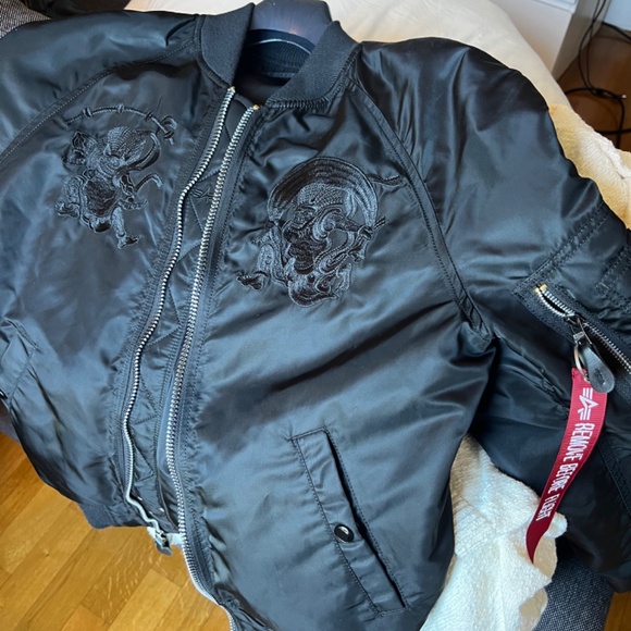 Alpha industries Shinto Reversible Bomber Jacket - Picture 5 of 6